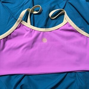 Women's Purple and Cream Intimate Top